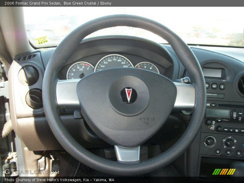 Blue Green Crystal / Ebony 2006 Pontiac Grand Prix Sedan