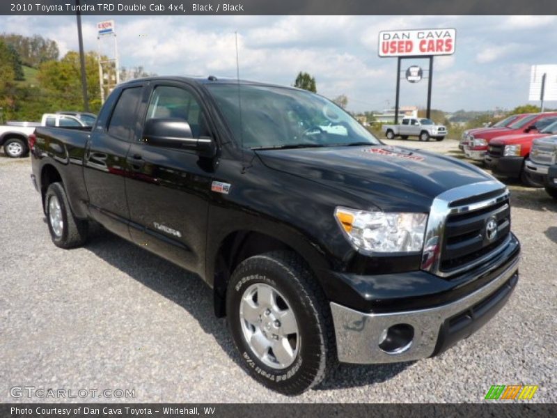 Black / Black 2010 Toyota Tundra TRD Double Cab 4x4