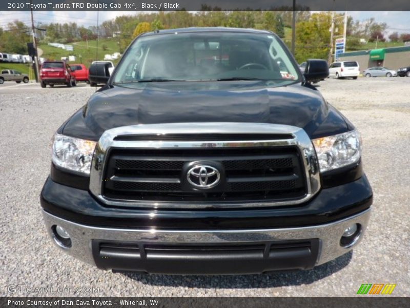 Black / Black 2010 Toyota Tundra TRD Double Cab 4x4