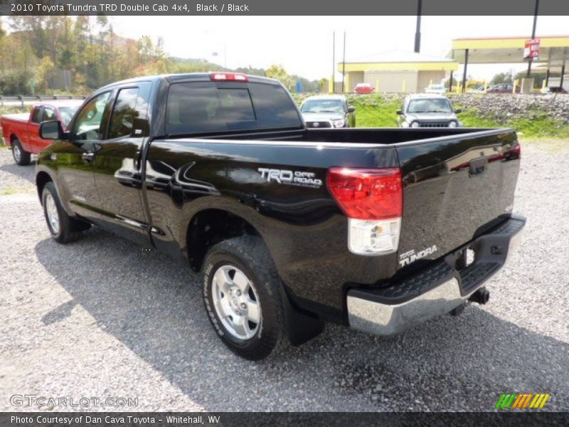 Black / Black 2010 Toyota Tundra TRD Double Cab 4x4