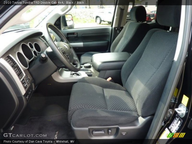 Black / Black 2010 Toyota Tundra TRD Double Cab 4x4