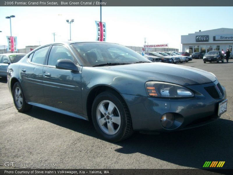 Blue Green Crystal / Ebony 2006 Pontiac Grand Prix Sedan