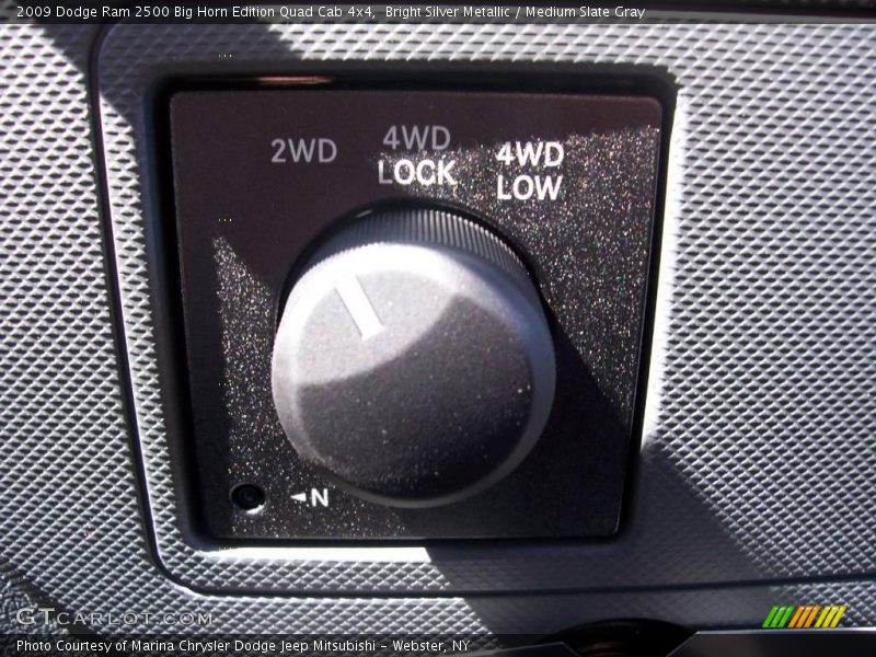 Bright Silver Metallic / Medium Slate Gray 2009 Dodge Ram 2500 Big Horn Edition Quad Cab 4x4