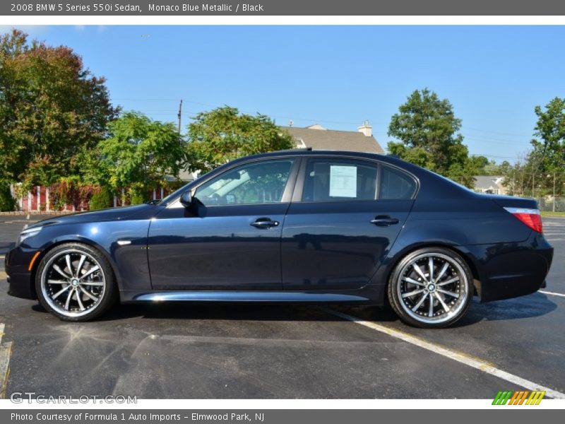  2008 5 Series 550i Sedan Monaco Blue Metallic