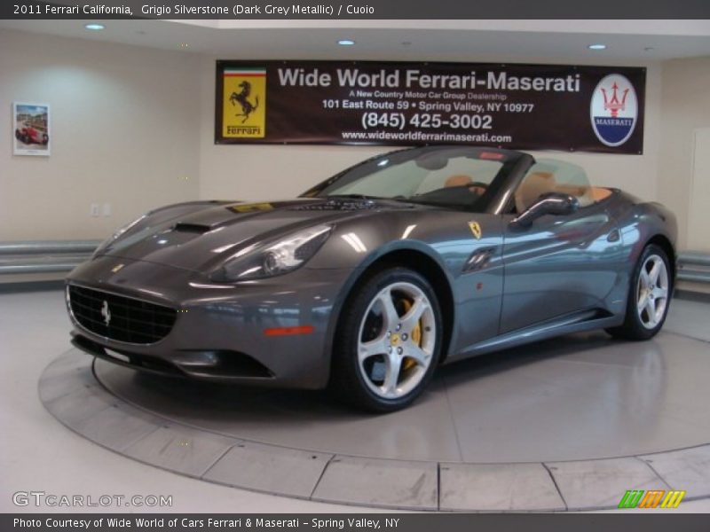 Grigio Silverstone (Dark Grey Metallic) / Cuoio 2011 Ferrari California