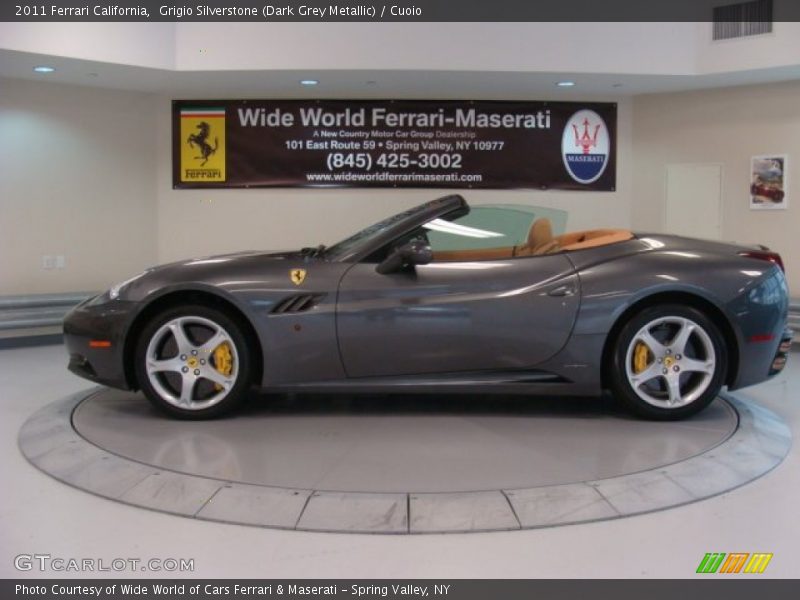 Grigio Silverstone (Dark Grey Metallic) / Cuoio 2011 Ferrari California