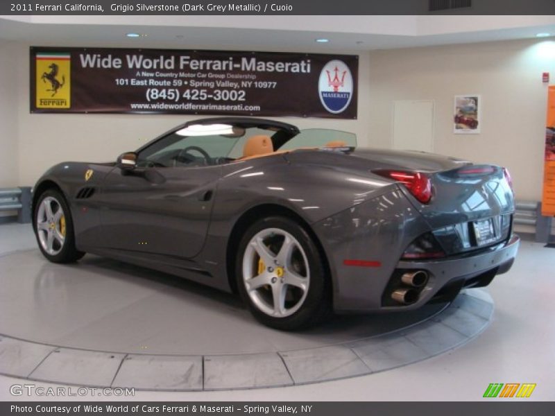 Grigio Silverstone (Dark Grey Metallic) / Cuoio 2011 Ferrari California