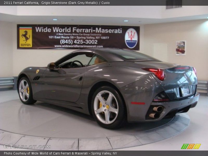 Grigio Silverstone (Dark Grey Metallic) / Cuoio 2011 Ferrari California