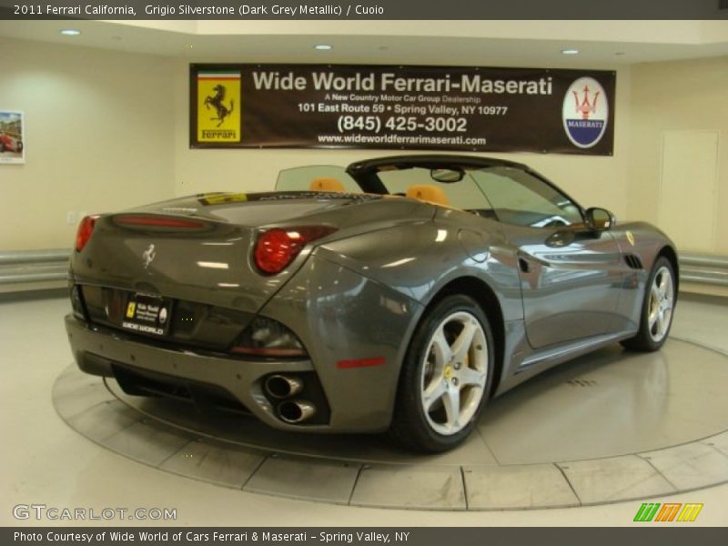 Grigio Silverstone (Dark Grey Metallic) / Cuoio 2011 Ferrari California
