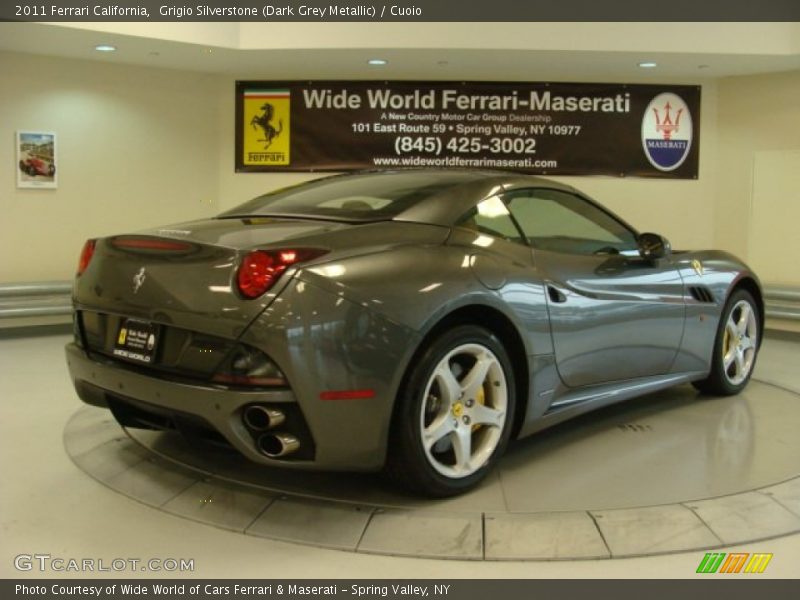 Grigio Silverstone (Dark Grey Metallic) / Cuoio 2011 Ferrari California