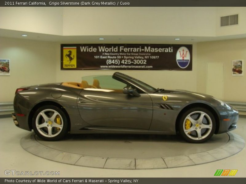 Grigio Silverstone (Dark Grey Metallic) / Cuoio 2011 Ferrari California