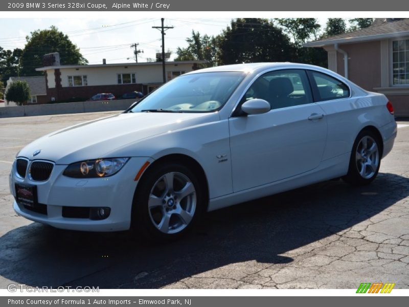 Alpine White / Grey 2009 BMW 3 Series 328xi Coupe