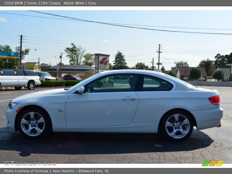 Alpine White / Grey 2009 BMW 3 Series 328xi Coupe