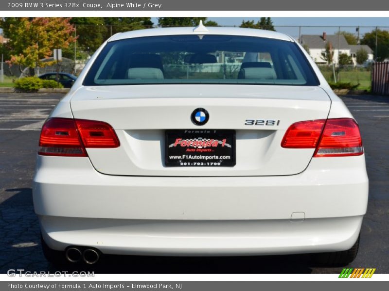 Alpine White / Grey 2009 BMW 3 Series 328xi Coupe