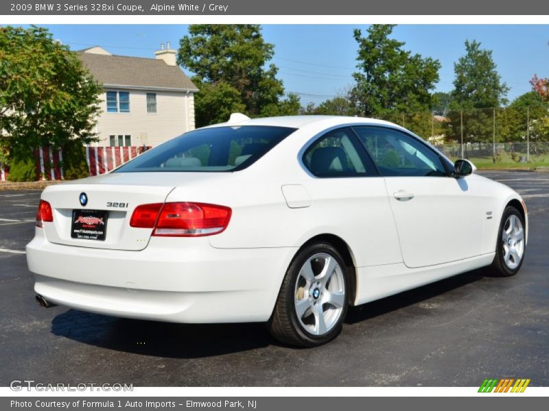 Alpine White / Grey 2009 BMW 3 Series 328xi Coupe