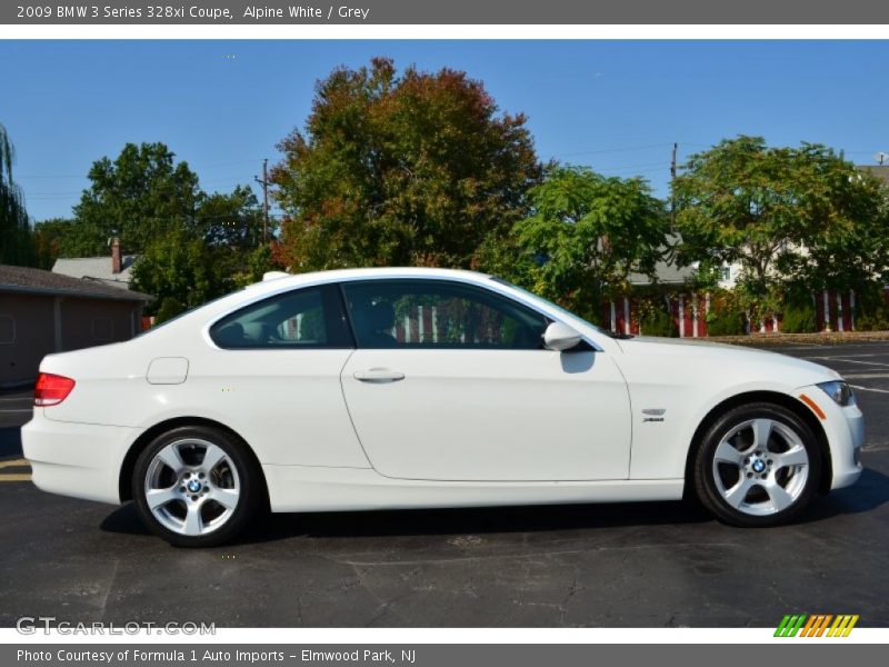 Alpine White / Grey 2009 BMW 3 Series 328xi Coupe