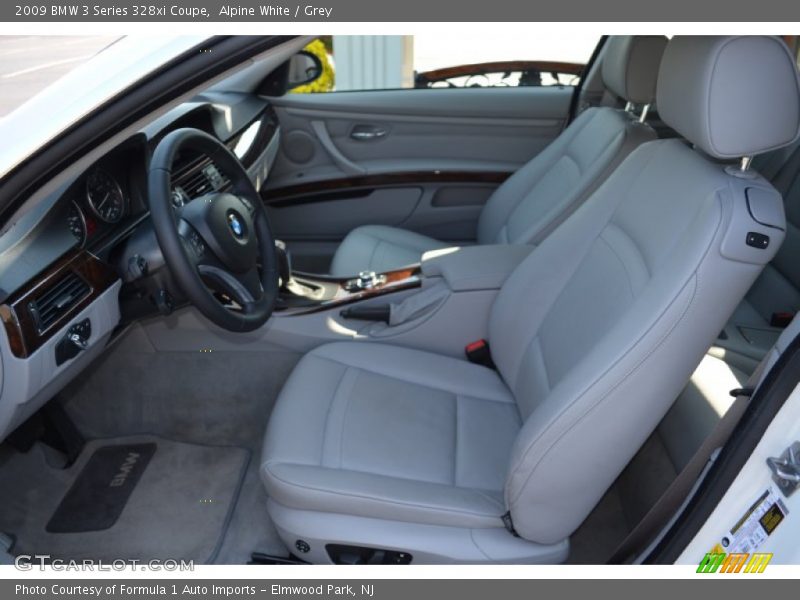 Alpine White / Grey 2009 BMW 3 Series 328xi Coupe