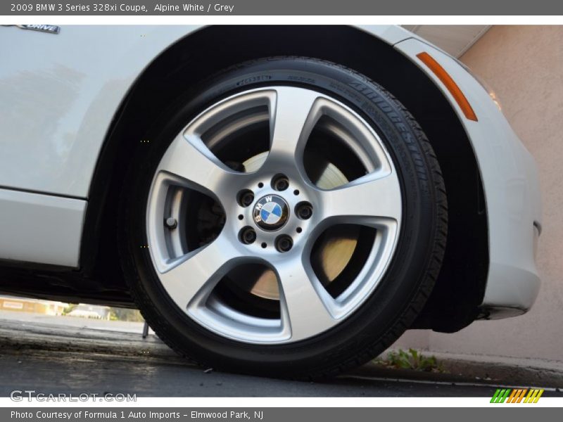 Alpine White / Grey 2009 BMW 3 Series 328xi Coupe