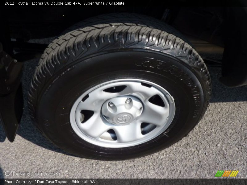 Super White / Graphite 2012 Toyota Tacoma V6 Double Cab 4x4