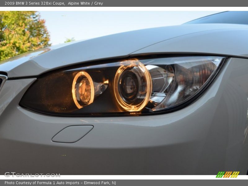 Alpine White / Grey 2009 BMW 3 Series 328xi Coupe