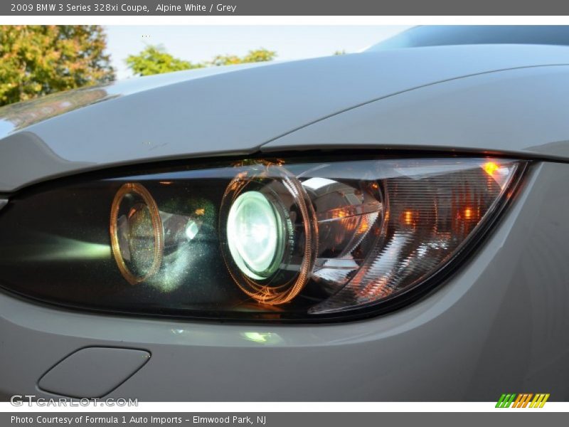 Alpine White / Grey 2009 BMW 3 Series 328xi Coupe