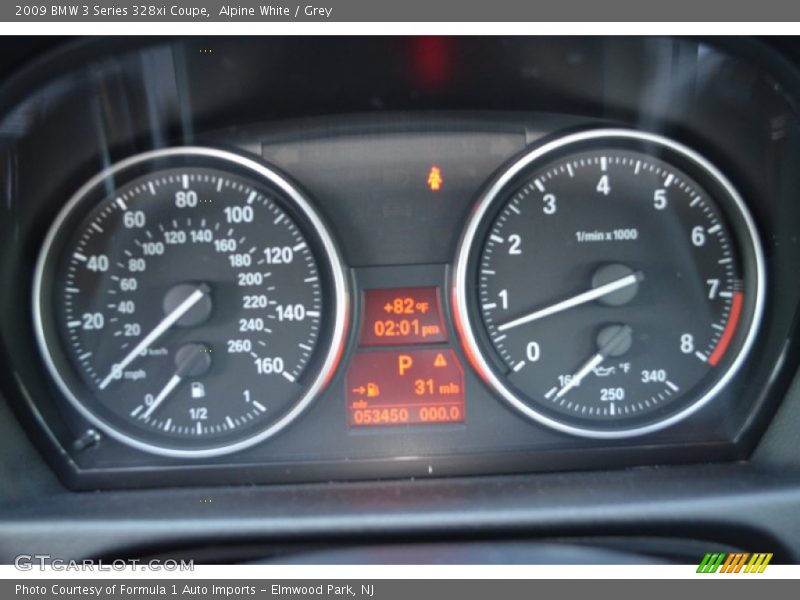 Alpine White / Grey 2009 BMW 3 Series 328xi Coupe