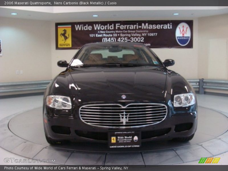 Nero Carbonio (Black Metallic) / Cuoio 2006 Maserati Quattroporte