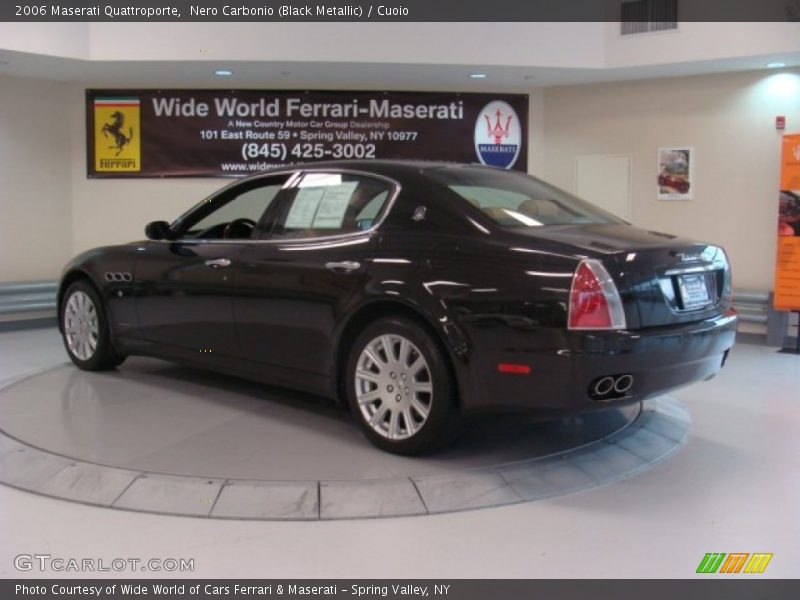Nero Carbonio (Black Metallic) / Cuoio 2006 Maserati Quattroporte