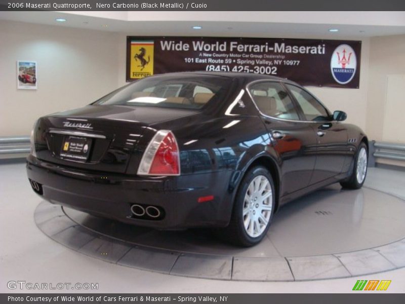 Nero Carbonio (Black Metallic) / Cuoio 2006 Maserati Quattroporte