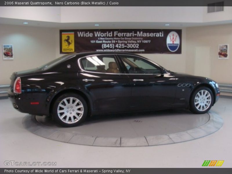 Nero Carbonio (Black Metallic) / Cuoio 2006 Maserati Quattroporte