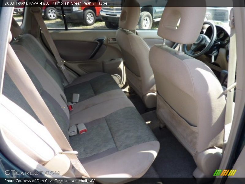 Rainforest Green Pearl / Taupe 2003 Toyota RAV4 4WD