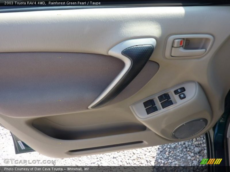 Rainforest Green Pearl / Taupe 2003 Toyota RAV4 4WD