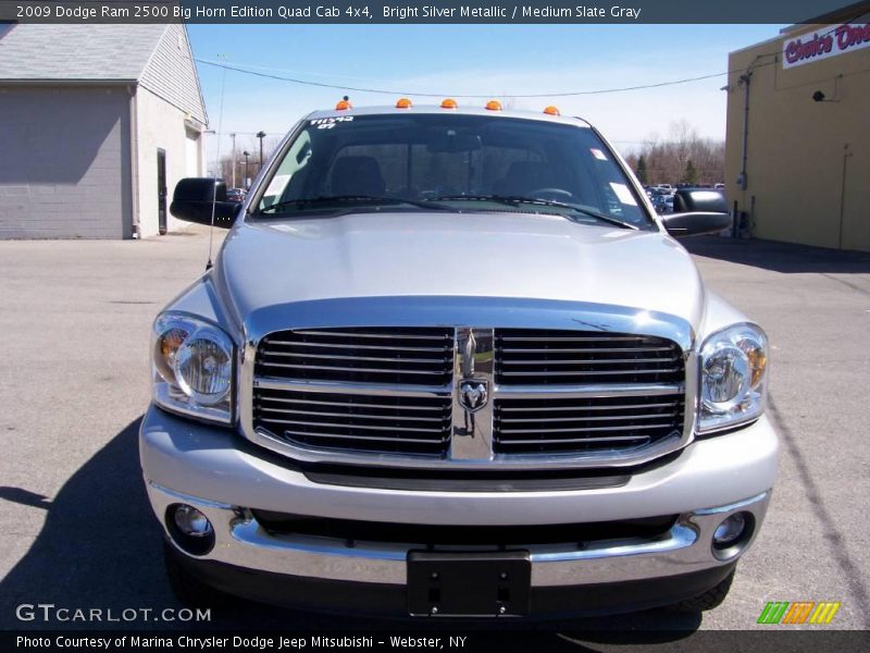 Bright Silver Metallic / Medium Slate Gray 2009 Dodge Ram 2500 Big Horn Edition Quad Cab 4x4