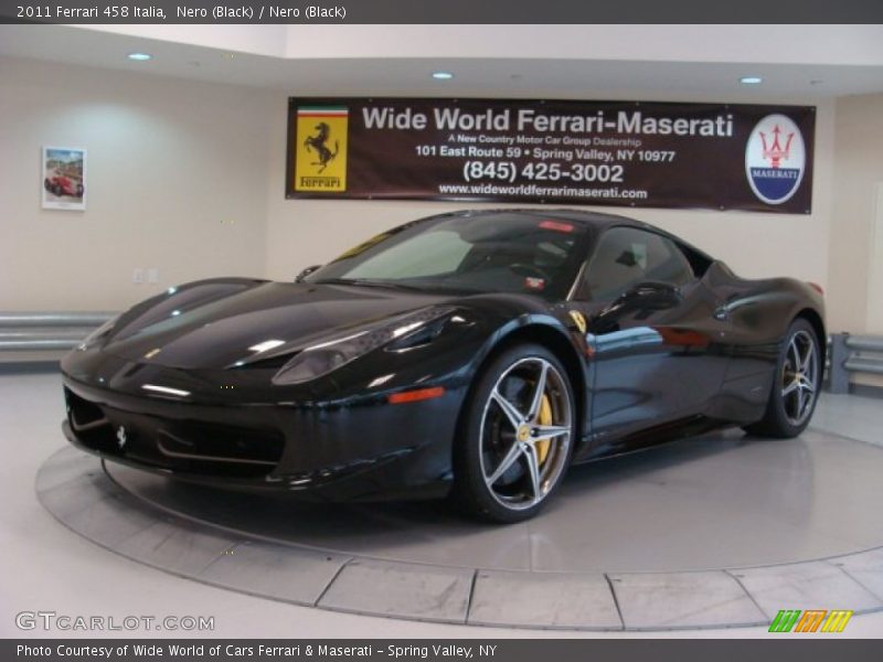 Nero (Black) / Nero (Black) 2011 Ferrari 458 Italia