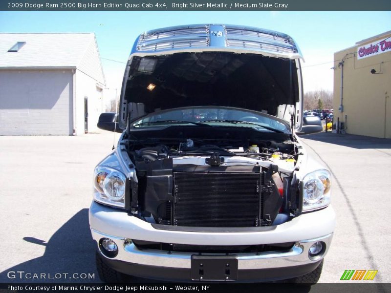 Bright Silver Metallic / Medium Slate Gray 2009 Dodge Ram 2500 Big Horn Edition Quad Cab 4x4