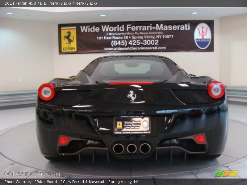 Nero (Black) / Nero (Black) 2011 Ferrari 458 Italia
