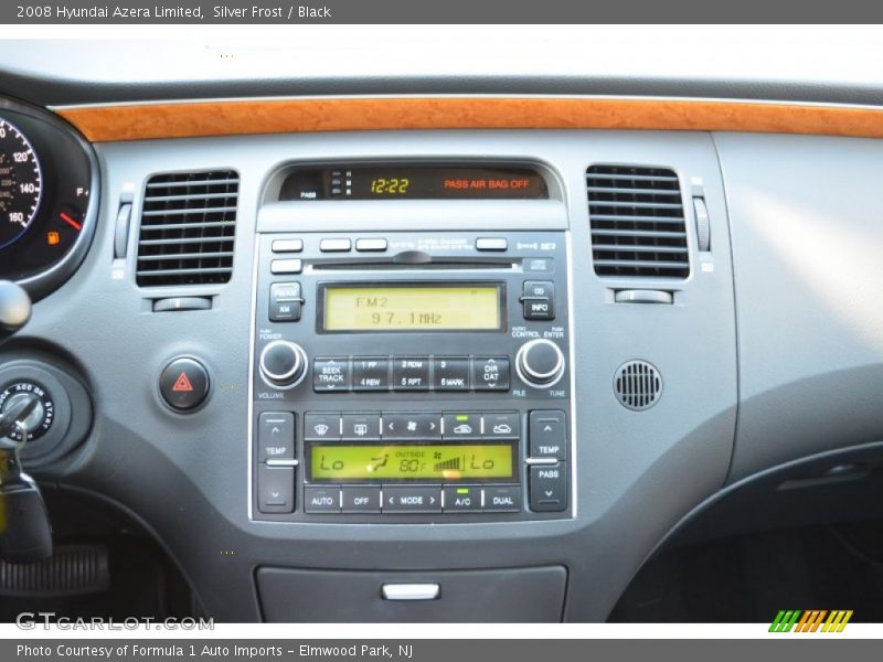 Silver Frost / Black 2008 Hyundai Azera Limited