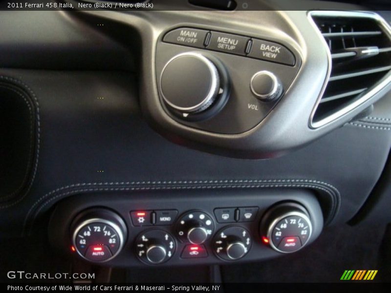 Controls of 2011 458 Italia