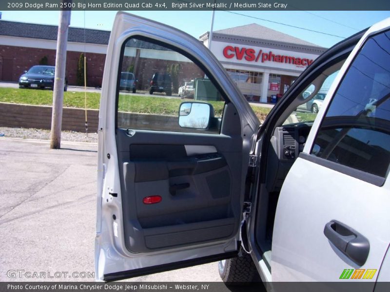 Bright Silver Metallic / Medium Slate Gray 2009 Dodge Ram 2500 Big Horn Edition Quad Cab 4x4