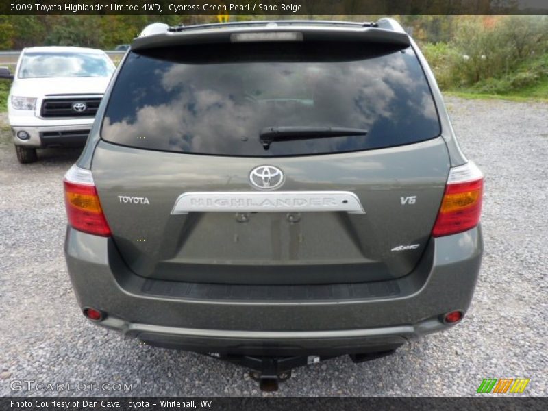 Cypress Green Pearl / Sand Beige 2009 Toyota Highlander Limited 4WD