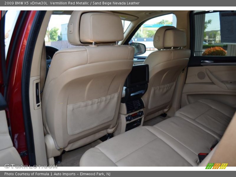 Vermillion Red Metallic / Sand Beige Nevada Leather 2009 BMW X5 xDrive30i