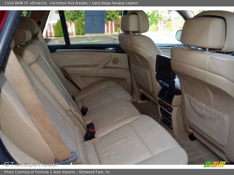 Vermillion Red Metallic / Sand Beige Nevada Leather 2009 BMW X5 xDrive30i