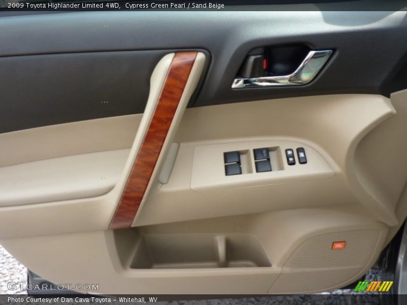 Cypress Green Pearl / Sand Beige 2009 Toyota Highlander Limited 4WD