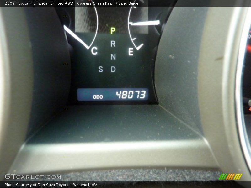 Cypress Green Pearl / Sand Beige 2009 Toyota Highlander Limited 4WD