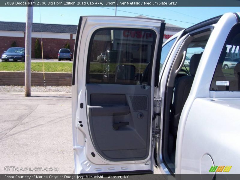 Bright Silver Metallic / Medium Slate Gray 2009 Dodge Ram 2500 Big Horn Edition Quad Cab 4x4