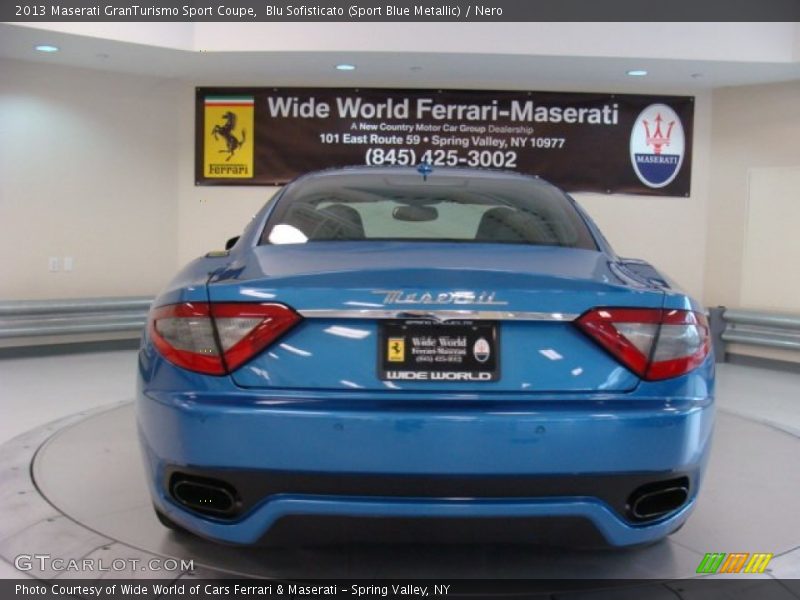 Blu Sofisticato (Sport Blue Metallic) / Nero 2013 Maserati GranTurismo Sport Coupe