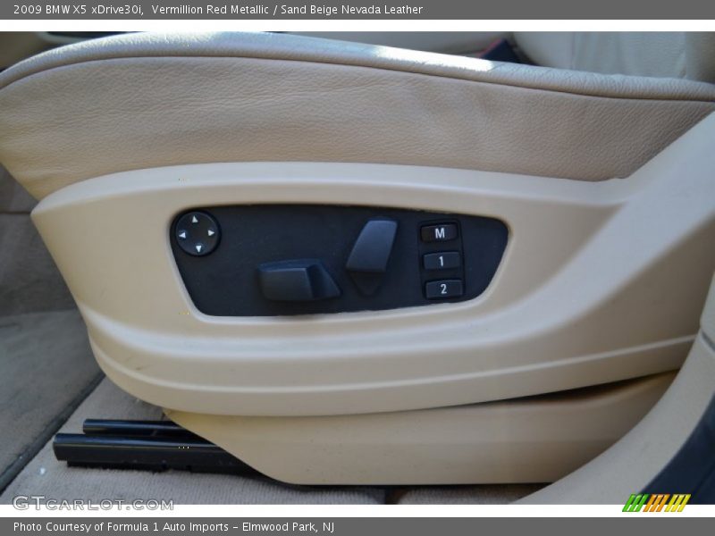 Vermillion Red Metallic / Sand Beige Nevada Leather 2009 BMW X5 xDrive30i