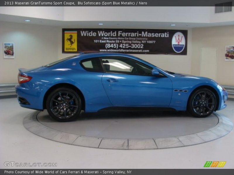 Blu Sofisticato (Sport Blue Metallic) / Nero 2013 Maserati GranTurismo Sport Coupe