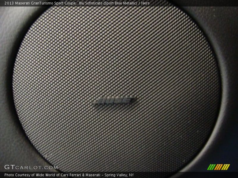 Audio System of 2013 GranTurismo Sport Coupe