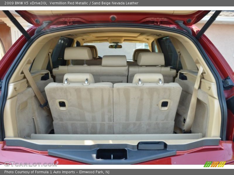 Vermillion Red Metallic / Sand Beige Nevada Leather 2009 BMW X5 xDrive30i